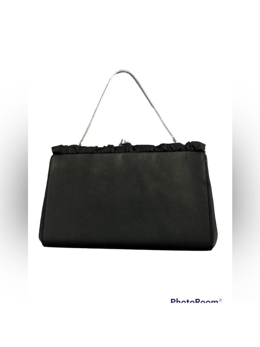 Peck & Peck Black Vintage Cocktail Elegant Clutch Handbag